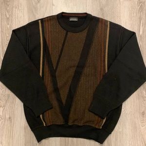 VINTAGE Cooper Grandpa Wool Sweater Size L